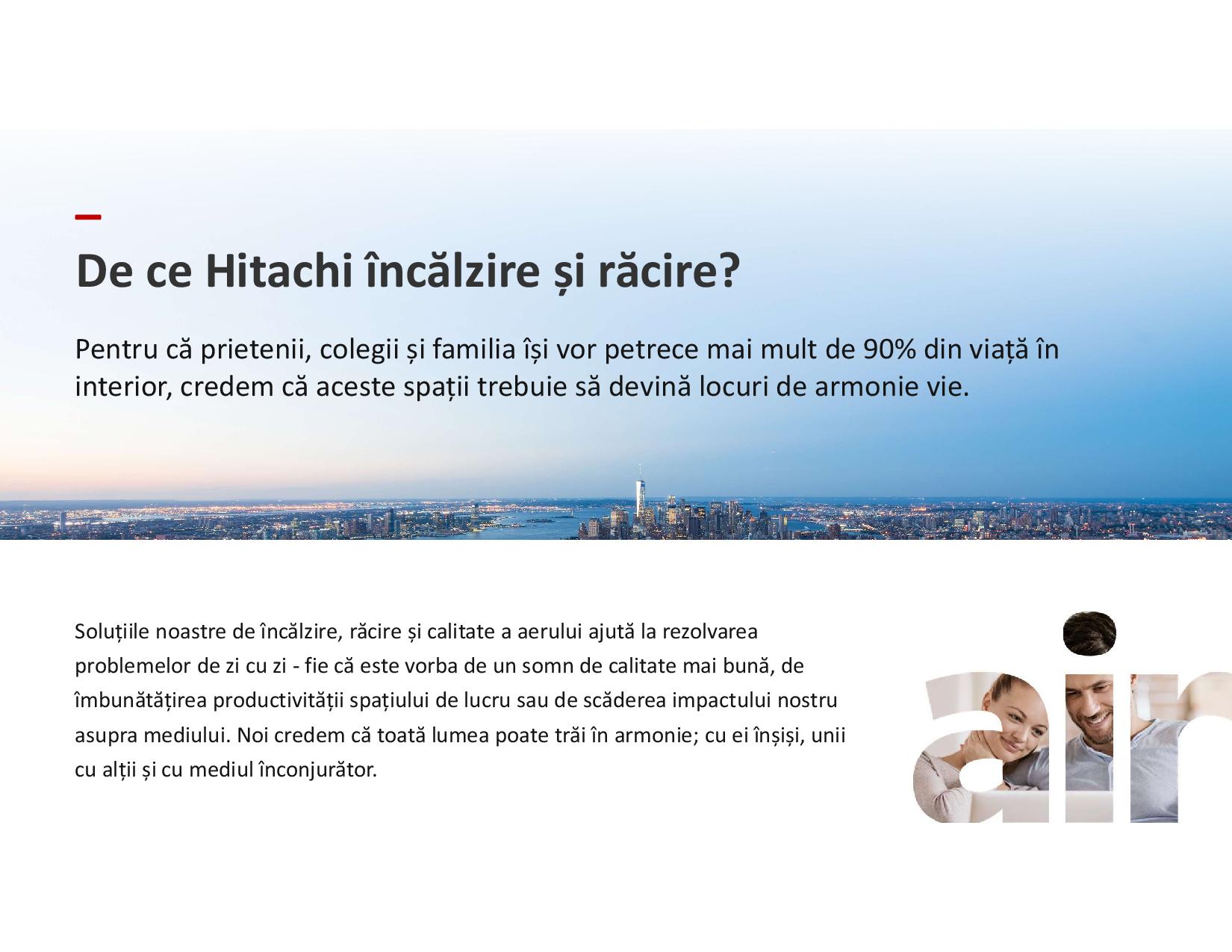 Aparat De Aer Conditionat Hitachi Airhome Btu H Rak